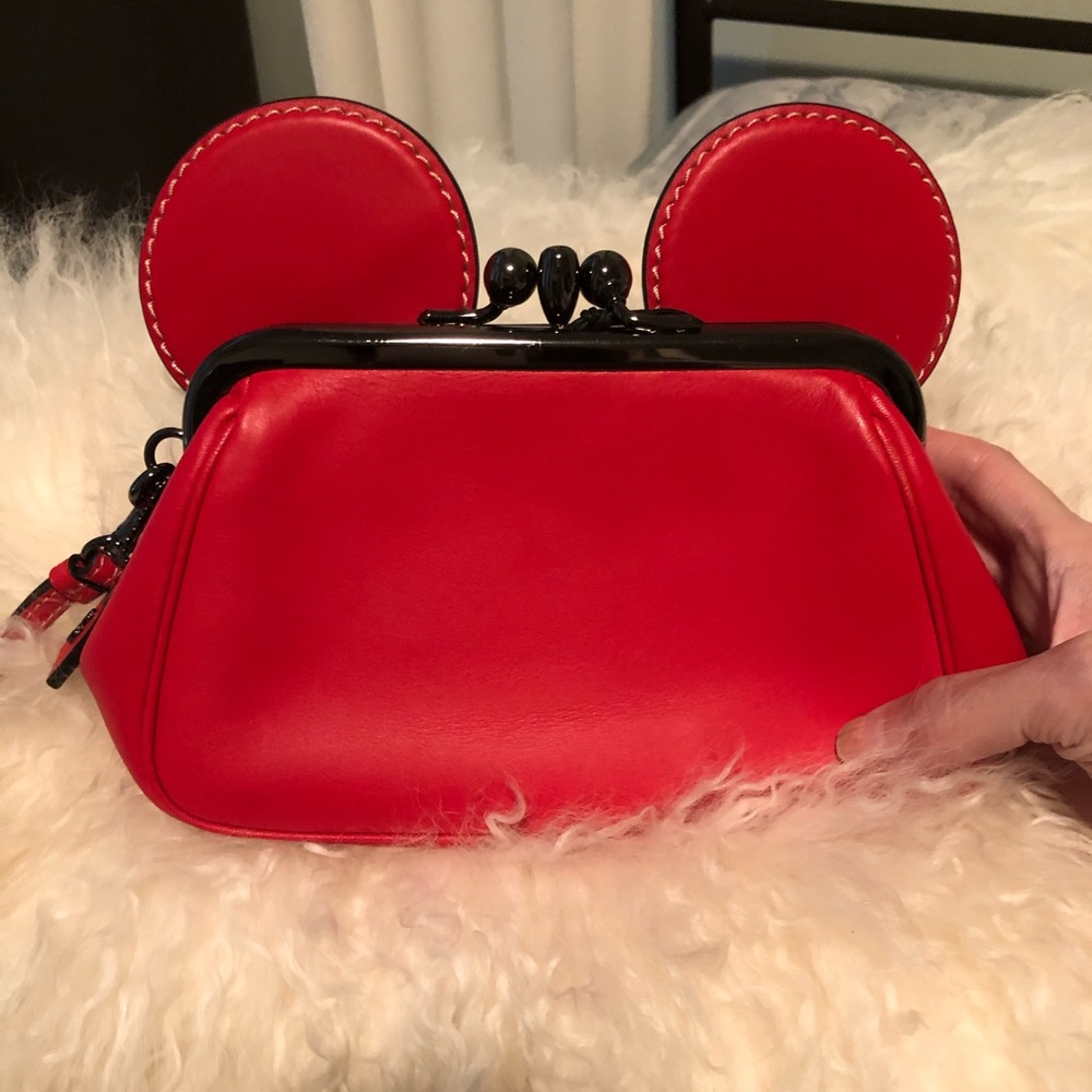 Coach X Disney Minnie Wristlet Bag